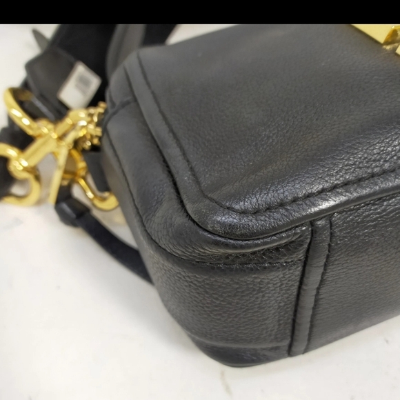 Marc Jacobs Black Leather Softshot Crossbody Bag - Picture 7 of 11